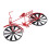 Vintage Bicycle Wind Spinner Red Metal 19