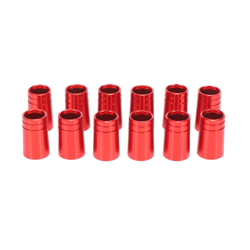 Puntali da  12 Pezzi / .370 Alluminio 22Mm per Accessori per Mazze da