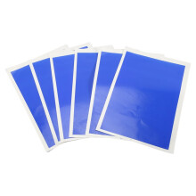 6 Pezzi di Carta per Incisione, Carta per Incisione A Colori In Carta Ceramica Adatta per Vetro, Metallo, Ceramica, DIY, Artigianato, Blu