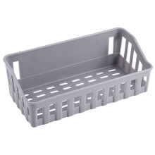 Bathroom Shelf Wall Mounted Storage Basket Punch Free Storage Rack Shower Organizer Kitchen Storage Holder Gray