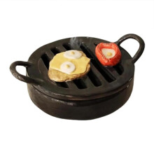 BBQ Incense Tray Unique Incense Holder Incense Burner Home Office Decorative, for Coil Incense Yoga Meditation Study