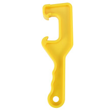 Bucket Lid Wrench-Open/Lift Lids 5 Gallon Plastic Buckets&Small Pails-Yellow-Durable Plastic Opener Tool