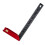 New High-Precision Aluminum Alloy Multi-Function 90 Degree Woodworking Square Combination Square Hole Ruler 40CM 1