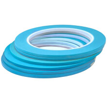 6 Rolls Fine Tape High-Temp Viny Fineline Masking Tape Painters Tape (1/8 Inch 6pcs)