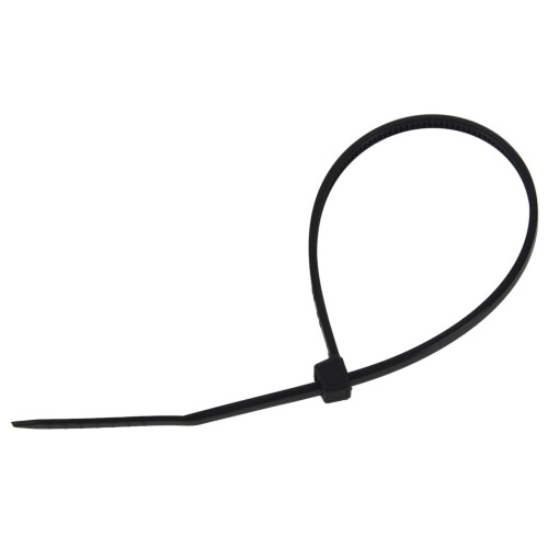 100 x 2.5mmx150mm Self-Lock Electric Cable Zip Cord Fixed Cable Ties Black 1