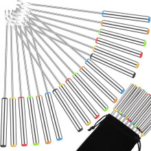 Fondue Fork with Heat Resistanthandle for Cheese Chocolate Toasted Marshmallow Dessert Meat