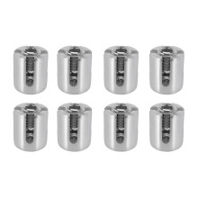 8 Pcs Stainless Steel Wire Rope Green Wall Trellis Fitting Clip 3mm Wire