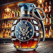350ml karafa na whisky s motívom orla bielohlavého, jazvečíka, sov, fľaše v tvare orla -