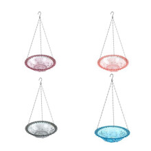 Bird Flower Shaped Hanging Bird Feeder Birdbath for Garden Outdoor,Yard Farm Supplies, Feeder Supplies E