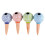 4Pcs Ceramic Self-Watering Spikes Baseball Shape Automatic Drip Irrigation System Water Dripper Device for Plants 1