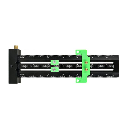T-Shaped Double  Marking Ruler+Steel Needle/Parallel/Vertical Marking Ruler Hole Scribe Marking Mark Ruler Inch