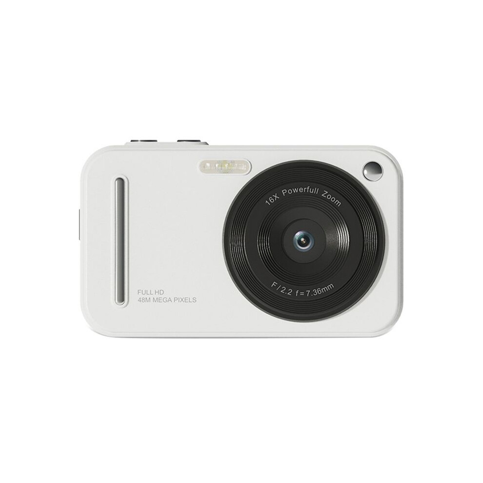 Digital Camera, Autofocus 48Mp Af 4K Camera For Kids With 16X Zoom Anti Shake For Teens Kids White 6031120883109