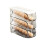 Egg Storage Box Odor-Proof Egg Rack Stackable Egg Rack Organizer for Refrigerator with Auto Rolling Feature A 1