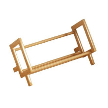 Étagère de Bureau Étagère de Rangement Étagère à Livres Étagère à Livres Inclinée en Bois
