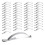 50 Pcs Window Screen Tension Spring, Corner Mount Flat Window Spring Stainless Steel Window Screen Clip 2-3/4inch 1