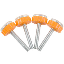 4Pcs Porte De Pression Pour Axe Vis Filetee Accessoire De Tiges a Travers Portes Pour Marche - M10 X 10Mm
