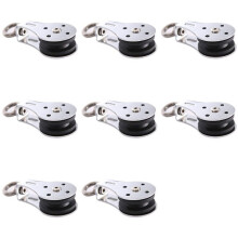 8X 300Kg Bearing Pulley Lifting Quiet Wheel Gym U-Grooved Heavy Duty Pulley Wheel for Workout Equipment Cable Machine