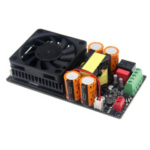 HIFI IRS2092 1000W Placa Amplificadora de Potencia de Subwoofer de Etapa Digital Clase D Monocanal con Relé de ProteccióN de Altavoz-A