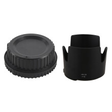 1 Set Camera Body Cover + Rear Lens Cap & 1 Pcs HB-29 Lens Hood for 70-200Mm F/2.8 G-AF-S Lens HB29