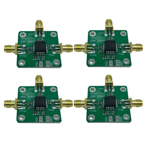 4Pcs AD831 High Frequency Transducer RF Mixer Module 0.1-500MHz Bandwidth RF Frequency Converter