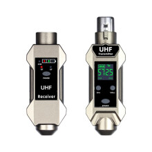 Wireless UHF Microphone Wired to Wireless Converter Receiver Transmitter System 6.35mm 0V 5V 48V 48KHz Capacitor Dynamic