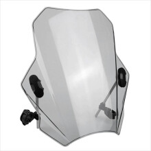 Pare-Brise Moto pour MT07 MT09 CBR600RR CB1000R GXSR 600 750 Réglable 43x40 cm Gris