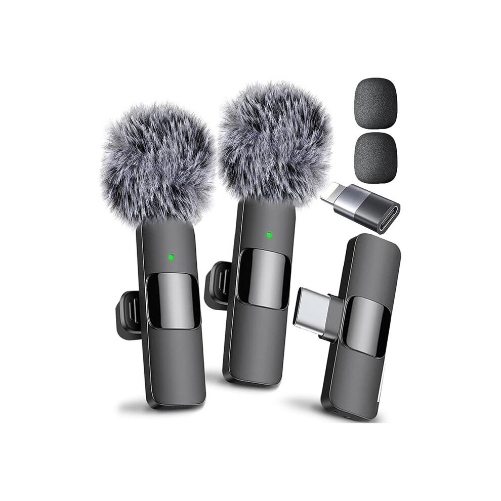 Wireless Lavalier Microphone Wireless Microphone For Android, For Video Recording Vlog Podcast 6033121035488