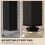 Homcom HOMCOM Bar Table Coffee Table with Adjustable Footpads Black Marble Effect 5