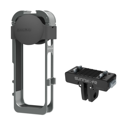 Protective Case for  X5 Camera Frame Rabbit Cage with Silicone Lens Cover Cold Shoe with Magnetic Adapter