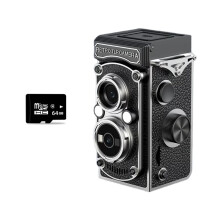 Retro Camera Manual Joystick Digital Camera 1080p Video Photos 64G for Birthday Gift A