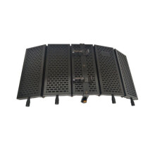 Protector de Aislamiento de Micrófono de 5 Paneles, Cubierta Insonorizada, Diseño de Rejilla Insonorizada, Pantalla Semicircular Anti-Ruido y