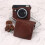 PU Camera Case for  Instax Square SQ40 SQ1 - Magnetic Buckle Adjustable Shoulder Strap Protective Storage Bag A 3