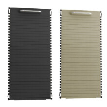 2Pcs Car Inner Indoor Centre Console Roller Blind Cover for - C/E-Calss W204 S204 W212 S212-Black & Beige