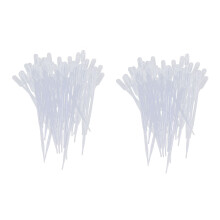 100 Pieces 10ml Transparent en plastique Pipette a Transfert Pasteur Pipettes compte-gouttes