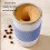 Selbstrührender Kaffeebecher 350ml 15x9cm Blau 14