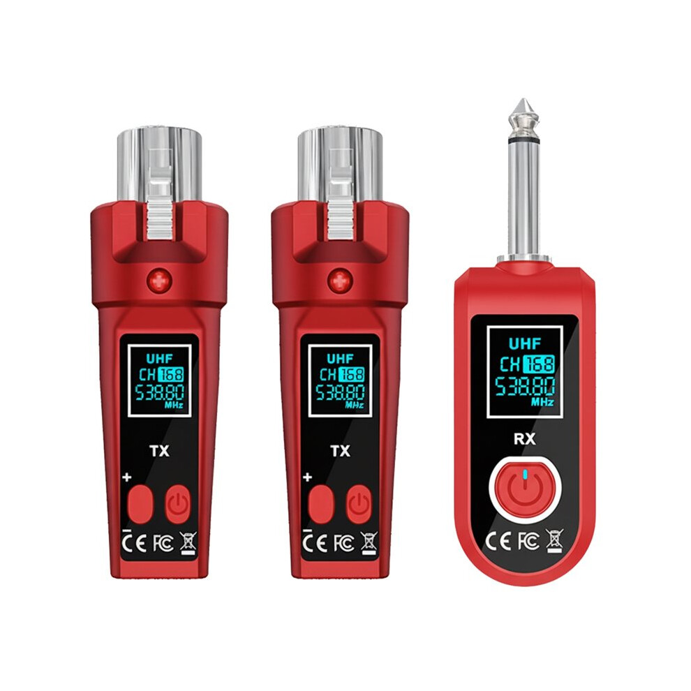 Microphone Uhf Wireless Converter Dynamic Condenser Universal Xlr Transmitter And Receiver For Mic Audio Mixer Guitar 6031272641558