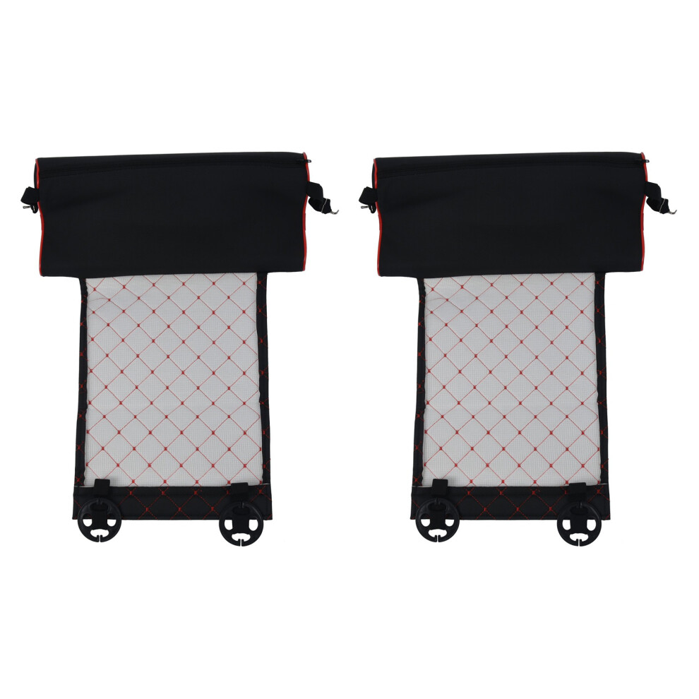 2X Automobile Leather Leg Pad Support Extension Mat Soft Foot Support Leg Leather Cushion Knee Pad Memory 4713038499277