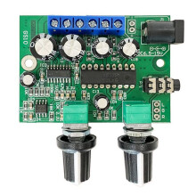 Scheda Amplificatore Subwoofer Digitale A 2.1 Canali 2x6W+25W Modulo Amplificatore di Potenza Audio Stereo HiFi per Bassi Puri A Doppio Canale