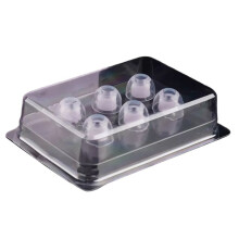 For NICEHCK P03 Liquid Silicone Ear Tips Noise-Canceling Soft Safe Eartips Accessories NX8 Que Cantor IEM P03(3 Pairs S)