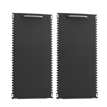 2X Car Inner Indoor Centre Console Roller Blind Cover for - C/E-Calss W204 S204 W212 S212 A20468076079051 Black