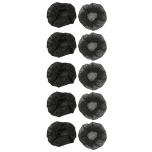 Capas Pretas DescartáVeis para Microfone de 1000 Unidades Capa de Microfone Anti-Respingos de Karaokê - AcessóRios à Prova de Poeira