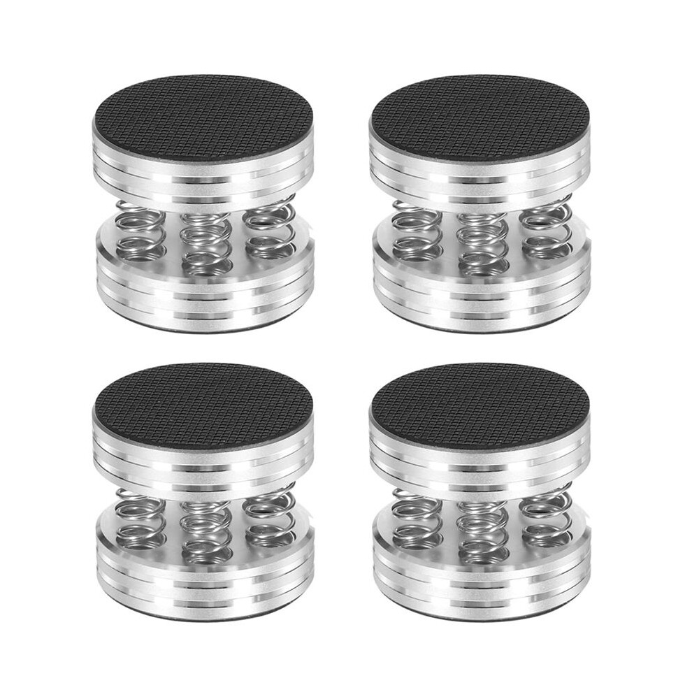 4Pcs Hifi Shock Spikes Aluminium Isolation Plaform Feet Spring Damping Pad For Audio Amplifier Speaker Turntable Player 6031577688777