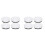 8Pcs 18cm Light Diffuser,Soft Diffuser Lamp Cover White Lamp Shade Diffuser,for Studio Strobe Reflectors 1