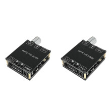 2pcs 2X50W  5.0 Power Amplifier Class D Audio 10W-200W HiFi Stereo Wireless Music Player USB Sound Card
