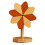 Windmill Shape Kitchen Placemat Insulation Pad Tripod Pot Mat Practical Plate Insulation Pad Kitchen Cup Spacer A 1