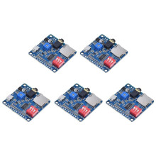 5X DY-SV5W Sprachwiedergabemodul für MP3 MusikAbspieler Sprachwiedergabeverstärker 5 W /TF Karte Integrierter UART I/O Trigger
