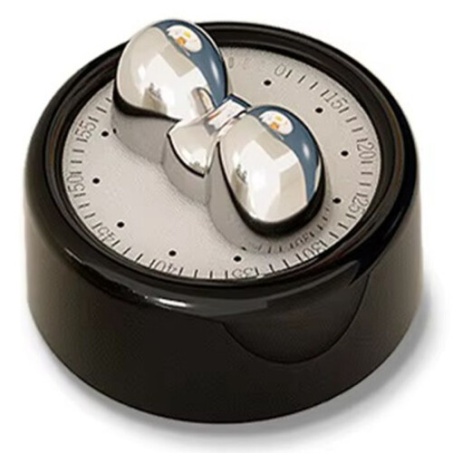 Visual Küchentimer Magnetischer Mechanischer Timer Küchen-Countdown Kochen Backen Wecker Schwarz