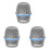 3X Microphone Replacement  Steel Mesh Handheld Microphone Grill Mesh  for Beta87A 1