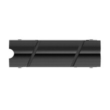 M.2 SSD NVMe Kühlkörper 2280 Aluminium-Kühler mit Silikon-Wärmeleitpad Solid-State-Laufwerke Kühlzubehör Schwarz