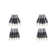 20PZ 3.5Mm 1/8 Pollici Stereo Screw Audio Lock Connector per per D11/V1/P03 Microfono Spina Adattatore di Ricambio